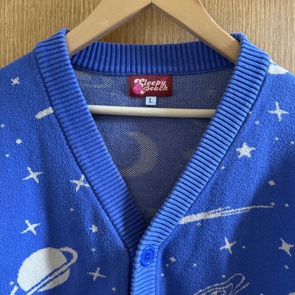 SLEEPY PEACH • 🪐 Space Cardigan Cosmic Cardigan - Size L - Picture 5 of 16